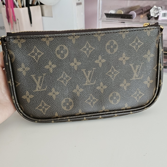 Louis Vuitton LV Monogram Multi Pochette Wristlet/ Small Purse - Picture 4 of 14